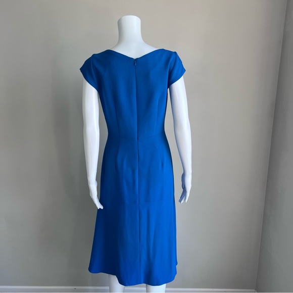 L.K. Bennett Ire Fit And Flare Dress in Andaman Blue - 6 - Picture 4 of 8